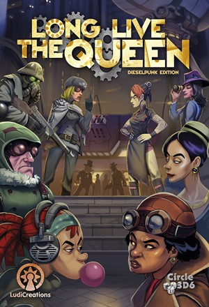 LDR1717000 Long Live The Queen: Dieselpunk Edition Card Game published by LudiCreations