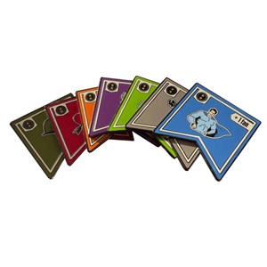 3!LIRAC003 Age Of Comics Board Game: Enamel Tokens published by Lirius Games