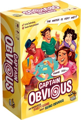 LKYCTOR01 Captain Obvious Board Game published by Lucky Duck Games