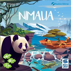 LKYNMLR01ML Nimalia Card Game published by Lucky Duck Games