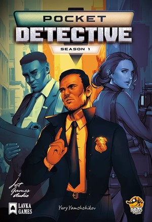 LKYPKDR01EN Pocket Detective Card Game: Season 1 published by Lucky Duck Games
