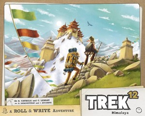 LMBTREK12 Trek 12 Board Game: A Roll And Write Adventure published by Lumberjacks Studios