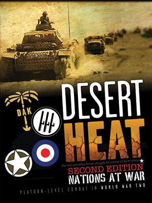 LNL313077 Nations At War: Desert Heat 2nd Edition published by Lock n Load Games