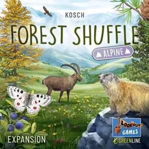 2!LOG0185 Forest Shuffle Card Game: Alpine Expansion published by Lookout Spiele