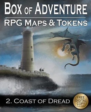 2!LOKEBM031 Box Of Adventure: 2 Coast Of Dread published by Loke Battle Mats