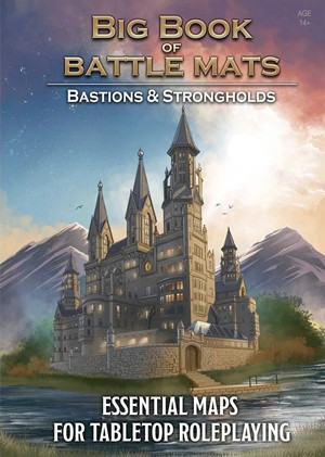 LOKEBM069 Big Book Of Battle Mats: Bastions And Strongholds published by Loke Battle Mats