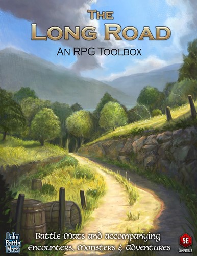 LOKELBM040 RPG Toolbox: Long Road published by Loke Battle Mats