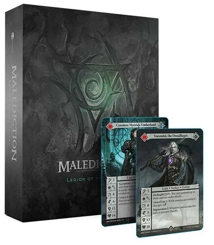 LOO004FBMLESL1 Malediction Card Game: Legion of the Fallen Faction Box published by Looney Labs