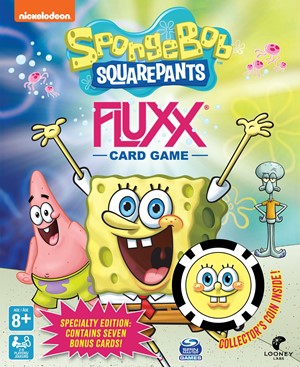 LOO106 SpongeBob SquarePants Fluxx Card Game published by Looney Labs