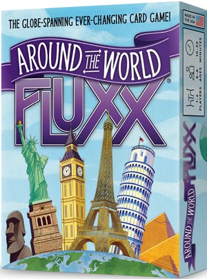 2!LOO127 Around The World Fluxx Card Game published by Looney Labs