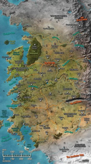 LSG20203 The Ninth World: Numenera Card Game Play Map published by Lone Shark Games