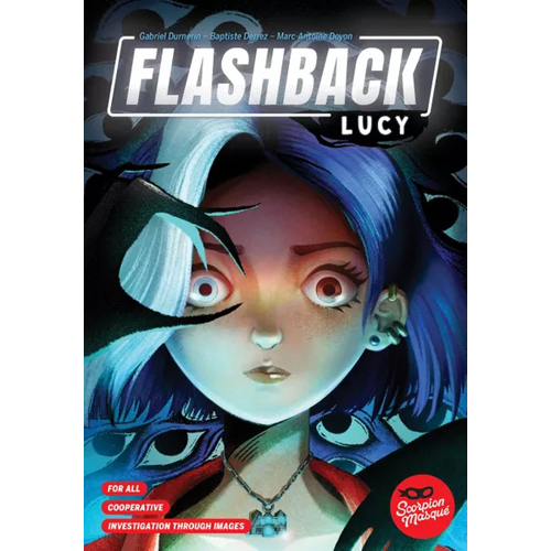 LSMFLASHBACKLUCY Flashback: Lucy Card Game published by Le Scorpion Masque