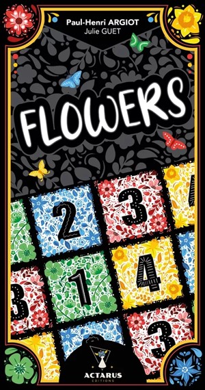 3!LUFLO20240201 Flowers Card Game published by Ludonaute