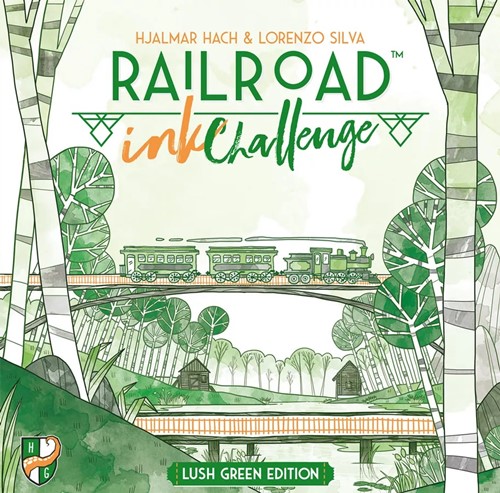 Railroad Ink Challenge Board Game: Lush Green Edition