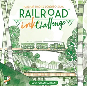 LUMHG048 Railroad Ink Challenge Board Game: Lush Green Edition published by Horrible Games