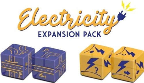 Railroad Ink Challenge Board Game: Electricity Dice Expansion Pack