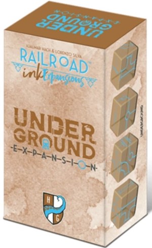 LUMHG056 Railroad Ink Challenge Board Game: Underground Dice Expansion Pack published by Horrible Games