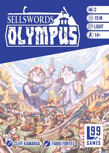 LVL99SLS02 Sellswords Card Game: Olympus 2nd Edition published by Level 99 Games