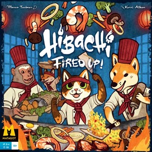 2!MATHIB005540 Hibachi Board Game: Fired Up published by Grail Games