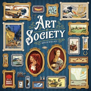 2!MBAS001EN Art Society Board Game published by Mighty Boards