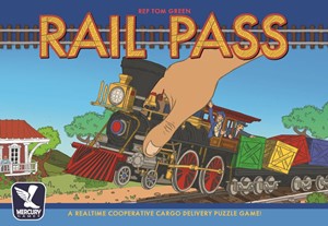 MCY1903 Rail Pass Board Game published by Mercury Games