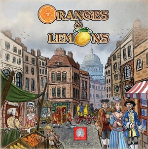 MEDOAL01 Oranges And Lemons Board Game published by Medusa Games