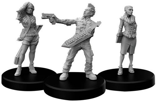 MFC33011 Cyberpunk Red Miniatures: Rockerboys A published by Monster Fight Club