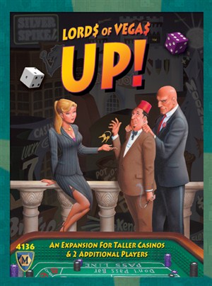 MFG4136 Lords Of Vegas Board Game: UP Expansion (Mayfair Games) published by Mayfair Games