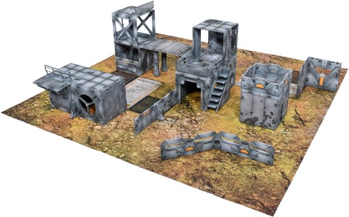 MGHA103 Halo: Flashpoint Deluxe Buildable 3D Terrain Set published by Mantic Games