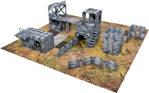 3!MGHA103 Halo: Flashpoint Deluxe Buildable 3D Terrain Set published by Mantic Games