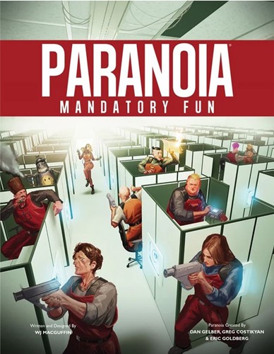 MGP15107 Paranoia RPG: Mandatory Fun published by Mongoose Publishing