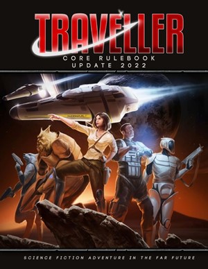 MGP40058 Traveller RPG: Core Rulebook 2022 Revision published by Mongoose Publishing