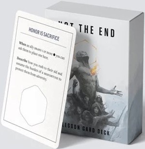 MPS10010 Not The End RPG: Lesson Card Set published by Modiphius
