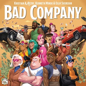 MTGAPOBAD001022 Bad Company Board Game published by Aporta Games