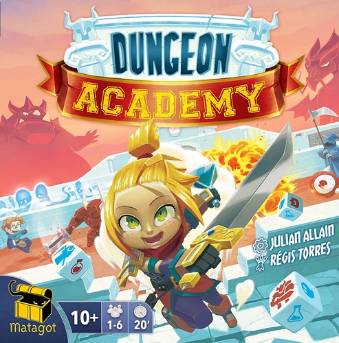 MTGDA01EN Dungeon Academy Dice Game published by Matagot SARL