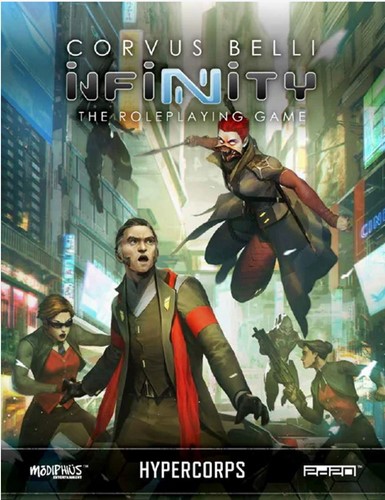 MUH050221 Infinity RPG: Hypercorps Sourcebook published by Modiphius