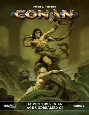 MUH050373 Conan RPG: Deluxe Conquerors Edition Core Rulebook published by Modiphius