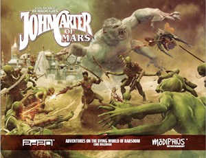 MUH051392 John Carter Of Mars RPG: Core Rulebook Adventures On The Dying World Of Barsoom published by Modiphius