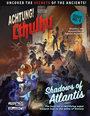 2!MUH051747 Achtung! Cthulhu 2d20 RPG: Shadows Of Atlantis published by Modiphius