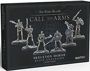MUH052060 Elder Scrolls Miniatures Game: Call To Arms Core: Skeleton Horde Resin Expansion published by Modiphius