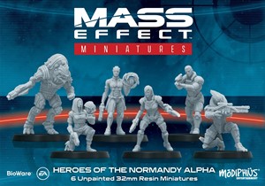 MUH094201 Mass Effect Board Game: Heroes Of The Normandy Alpha Resin Collectors Miniatures Set published by Modiphius