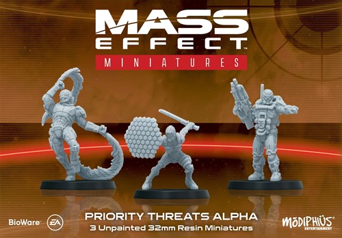 MUH094202 Mass Effect Board Game: Priority Threats Alpha Resin Collectors Miniatures Set published by Modiphius