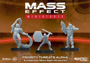 MUH094202 Mass Effect Board Game: Priority Threats Alpha Resin Collectors Miniatures Set published by Modiphius