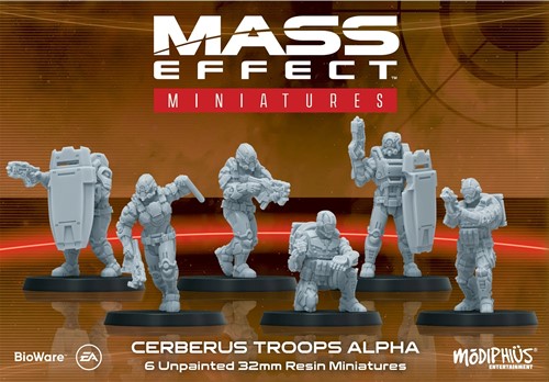 MUH094204 Mass Effect Board Game: Cerberus Alpha Resin Collectors Miniatures Set published by Modiphius