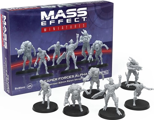 MUH094205 Mass Effect Board Game: Reaper Forces Alpha Resin Collectors Miniatures Set published by Modiphius