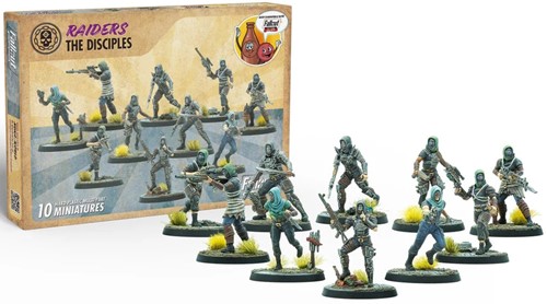 MUH107003 Fallout Factions Miniatures Game: Raiders: The Disciples published by Modiphius