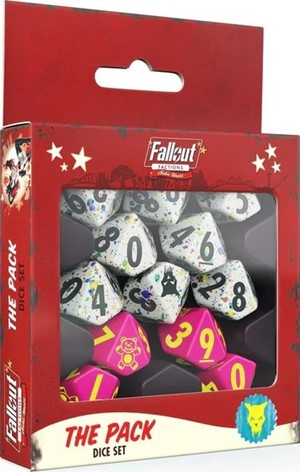 MUH107007 Fallout Factions Miniatures Game: The Pack Dice Set published by Modiphius