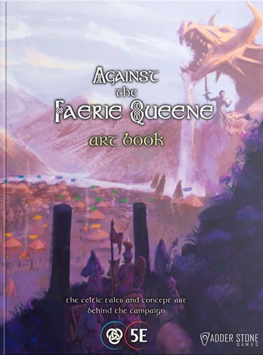 MUH111V101 Legends Of Avallen RPG: Against The Faerie Queene Art Book published by Modiphius