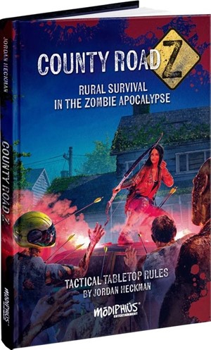 2!MUH164V001 County Road Z Core Rulebook published by Modiphius