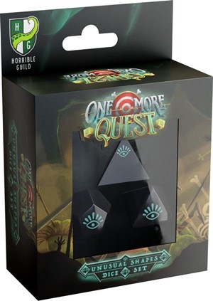 2!MUHHG165 One More Quest RPG: Unusual Shapes Dice Set published by Modiphius